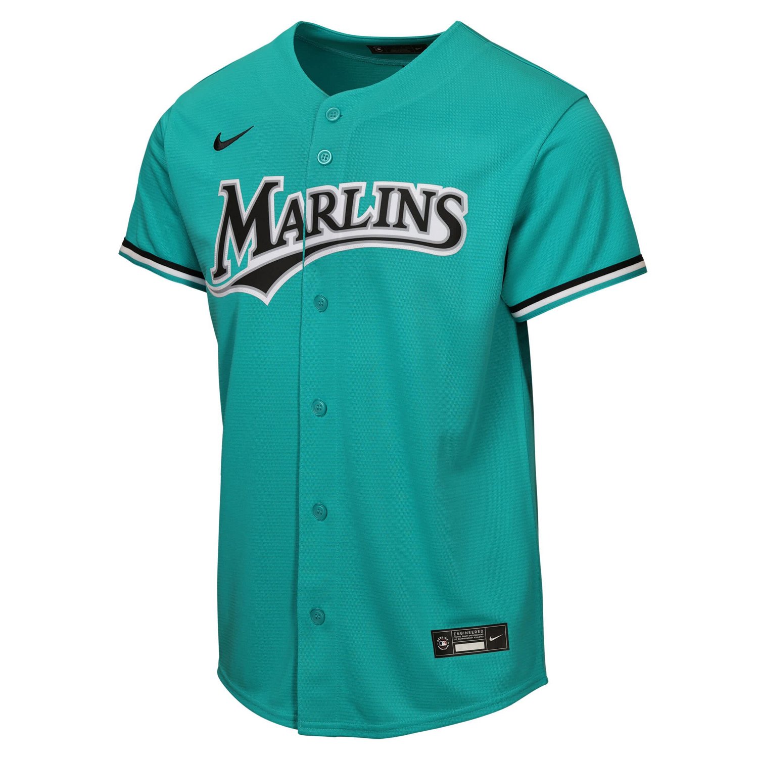 Youth Nike Miami Marlins Alternate Replica Jersey - view number 2