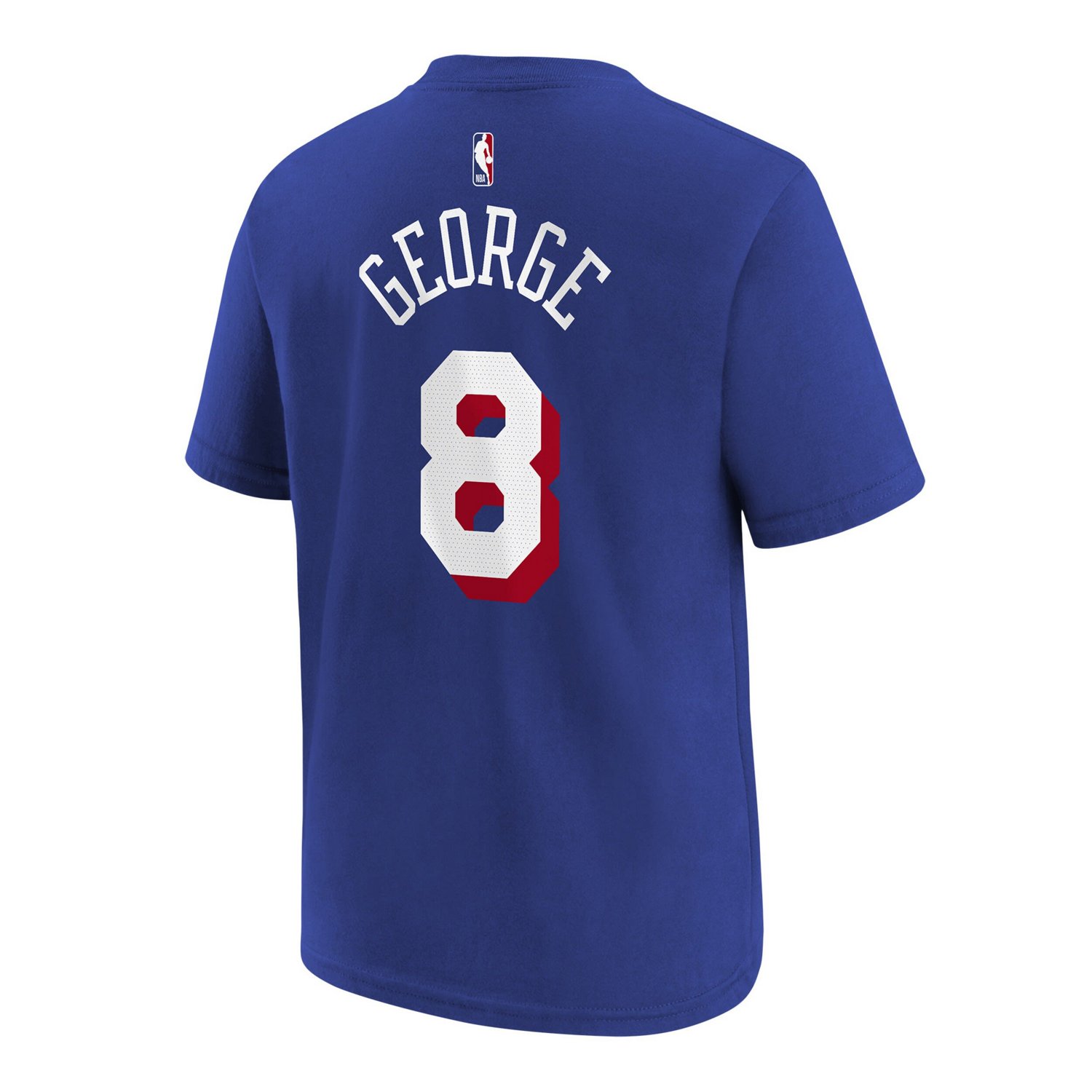 Youth Nike Paul George Philadelphia 76ers Icon Name  Number T-Shirt - view number 3