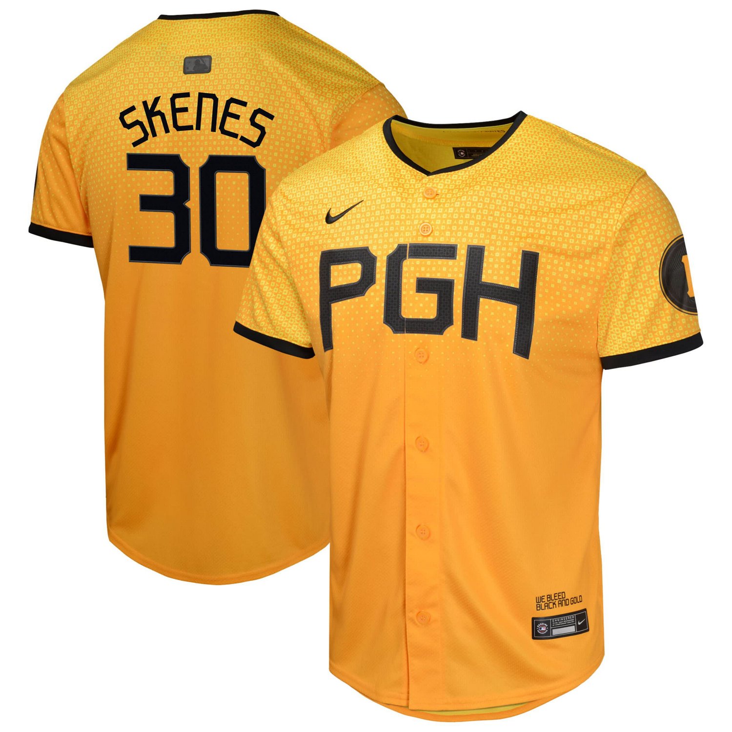 Youth Nike Paul Skenes Pittsburgh Pirates City Connect Limited Jersey - view number 1