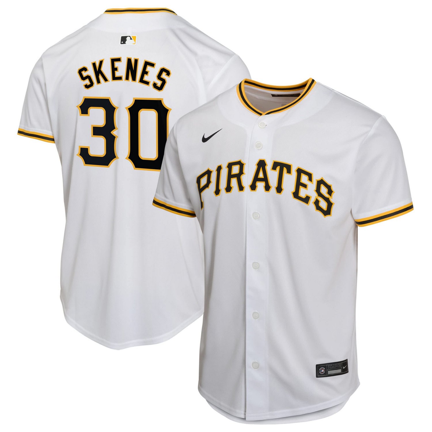 Youth Nike Paul Skenes Pittsburgh Pirates Home Player Game Jersey