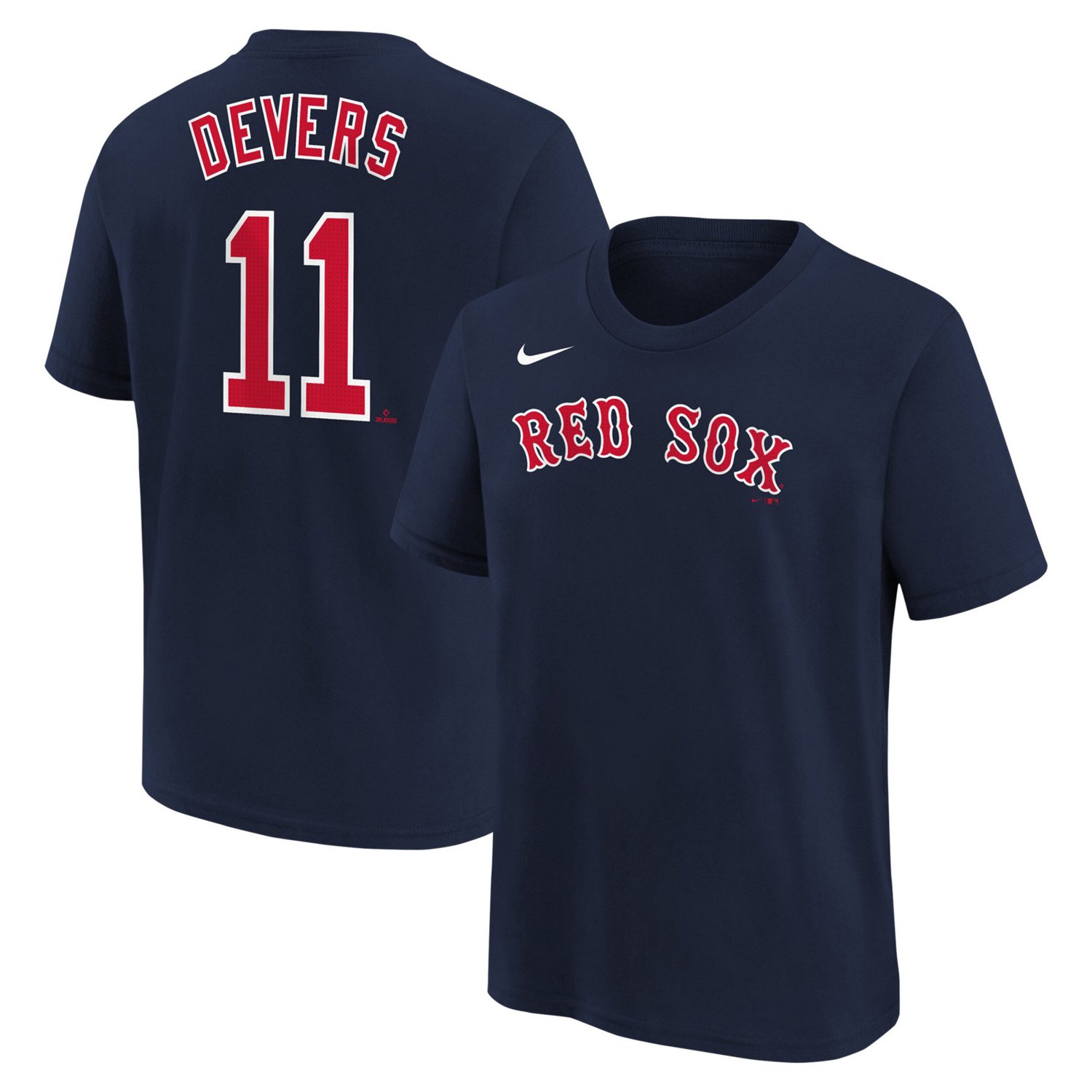 Youth Nike Rafael Devers Boston Red Sox Home Player Name  Number T-Shirt                                                         - view number 1