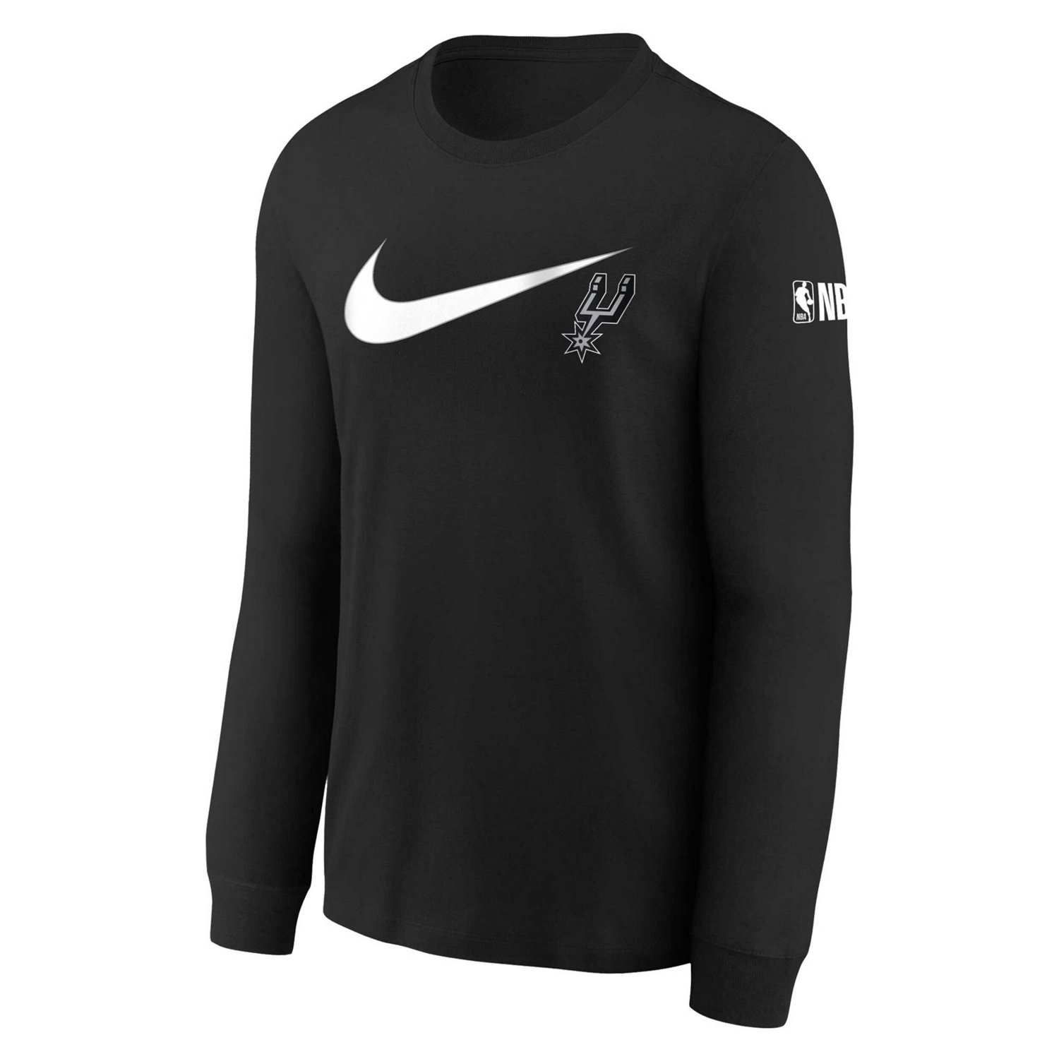 Youth Nike San Antonio Spurs Swoosh Long Sleeve T-Shirt - view number 2