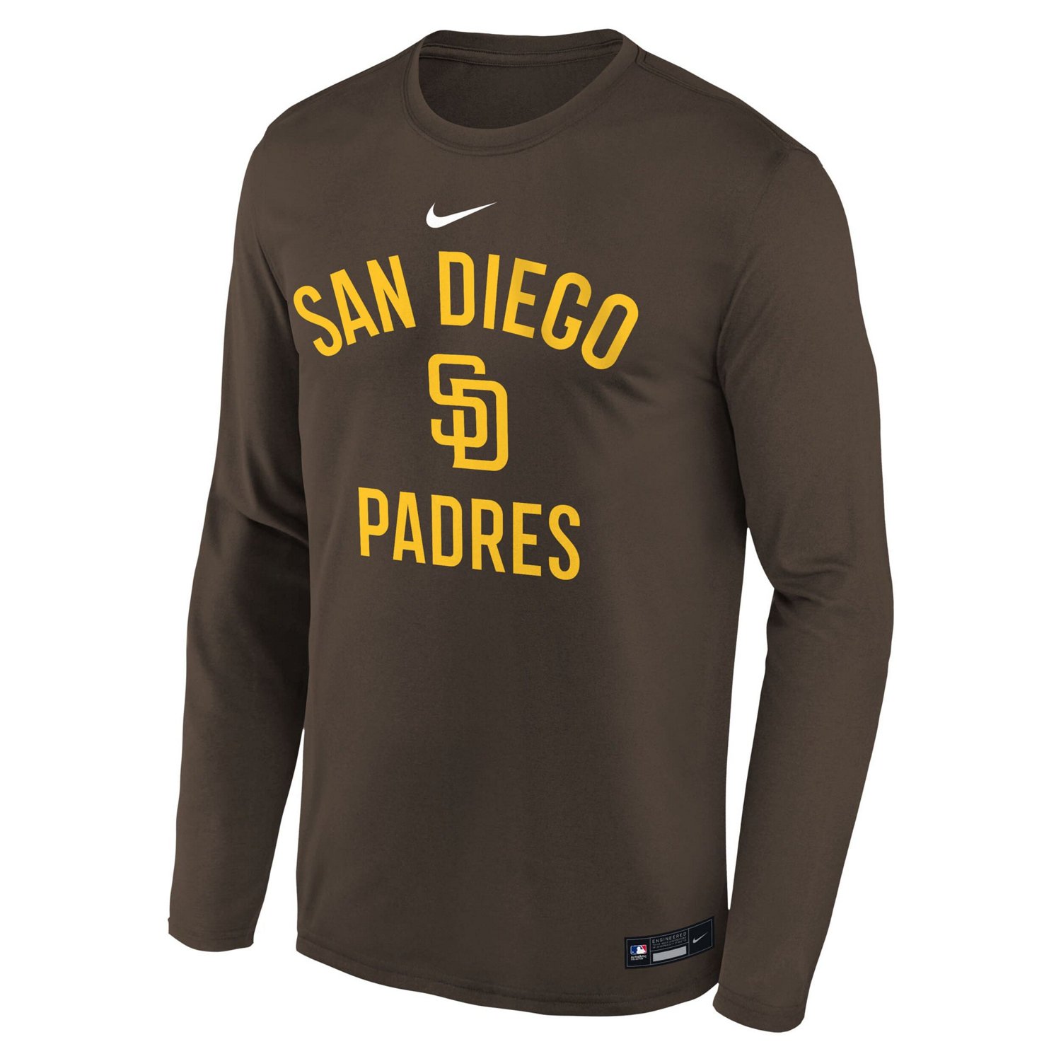 Youth Nike San Diego Padres Authentic Collection Legend Performance Long Sleeve T-Shirt