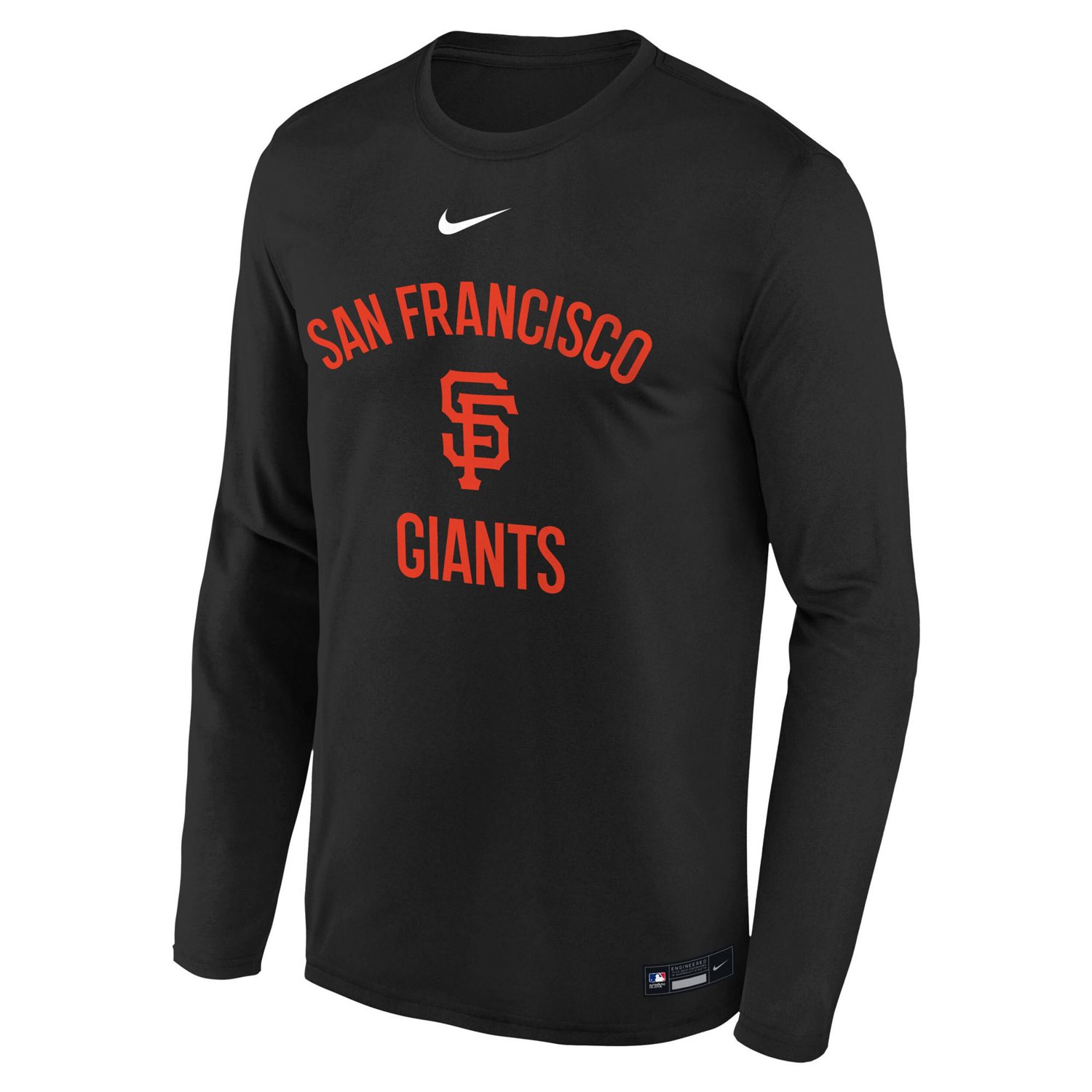Youth Nike San Francisco Giants Authentic Collection Legend Performance Long Sleeve T-Shirt - view number 2