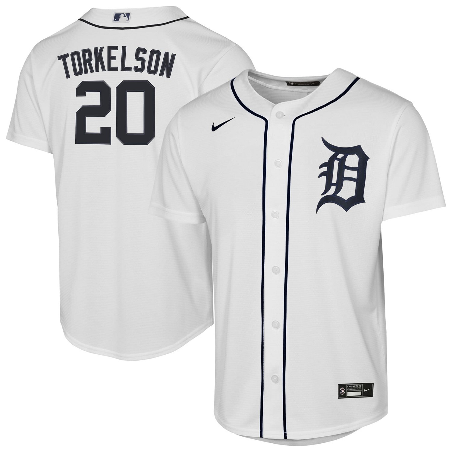 Youth Nike Spencer Torkelson Detroit Tigers Home Replica Player Jersey                                                          