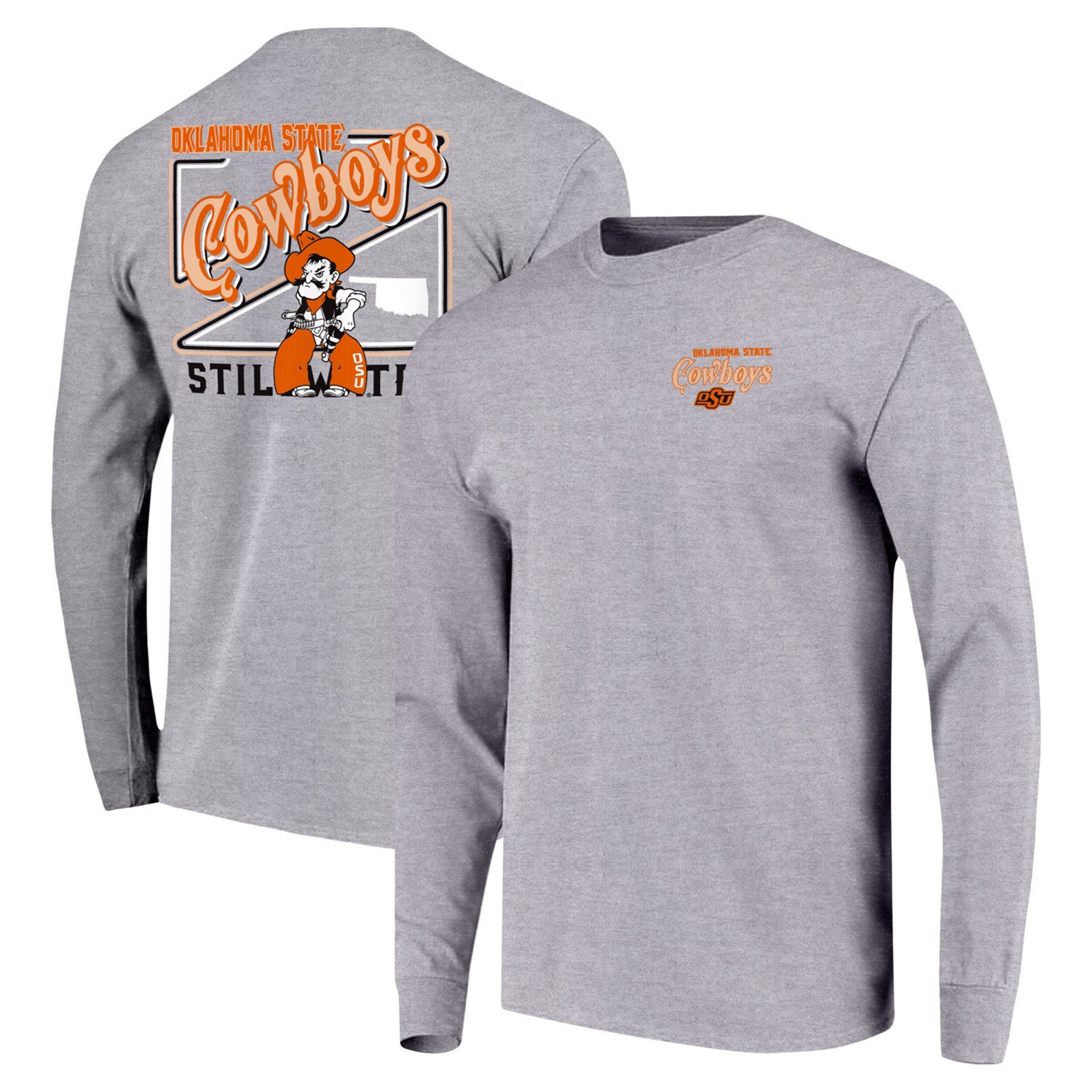 Youth Oklahoma State Cowboys Retro Script Long Sleeve T-Shirt