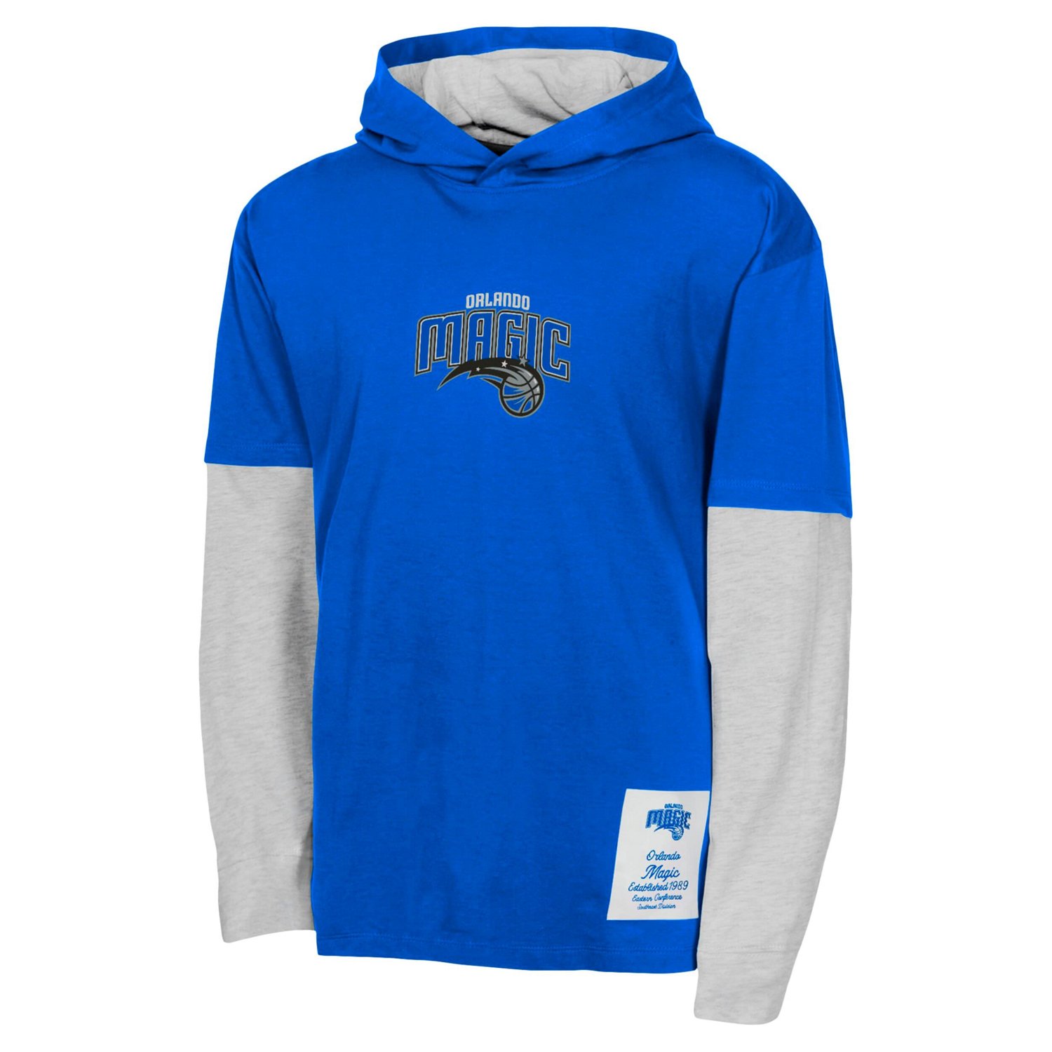 Youth Orlando Magic Small Ball Long Sleeve Hoodie T-Shirt                                                                        - view number 2