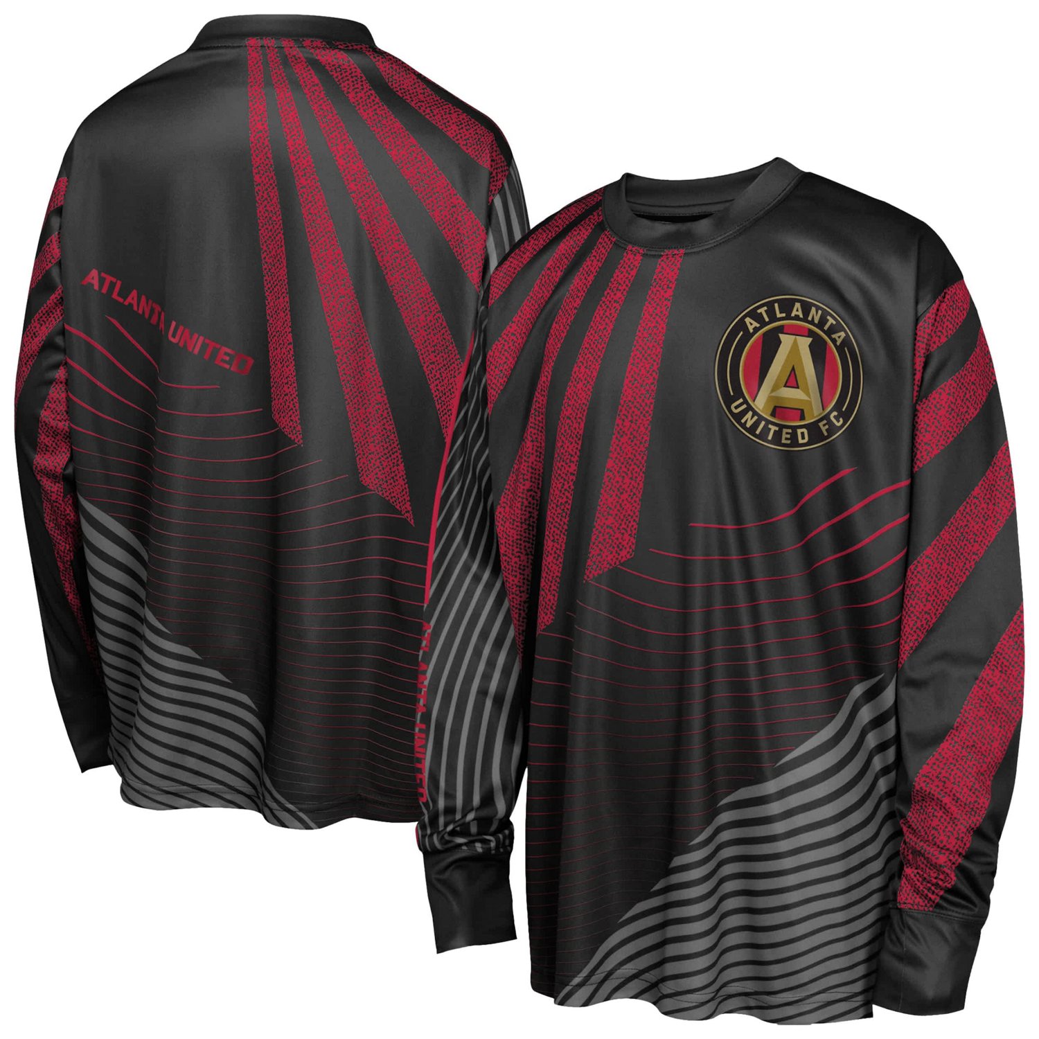 Youth Outerstuff Atlanta United FC Nifty Netminder Long Sleeve T-Shirt