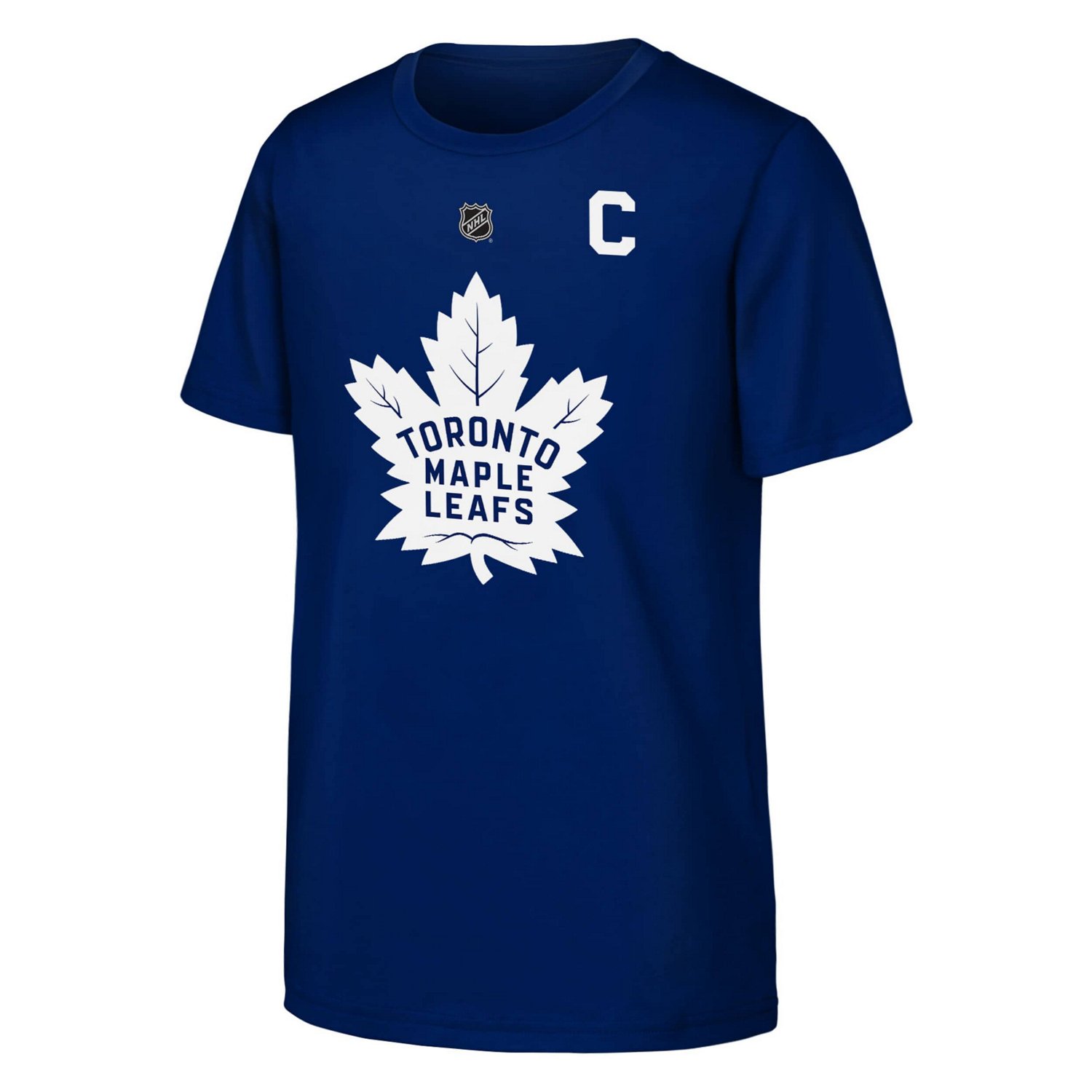 Youth Outerstuff Auston Matthews Toronto Maple Leafs Player Name  Number T-Shirt - view number 2