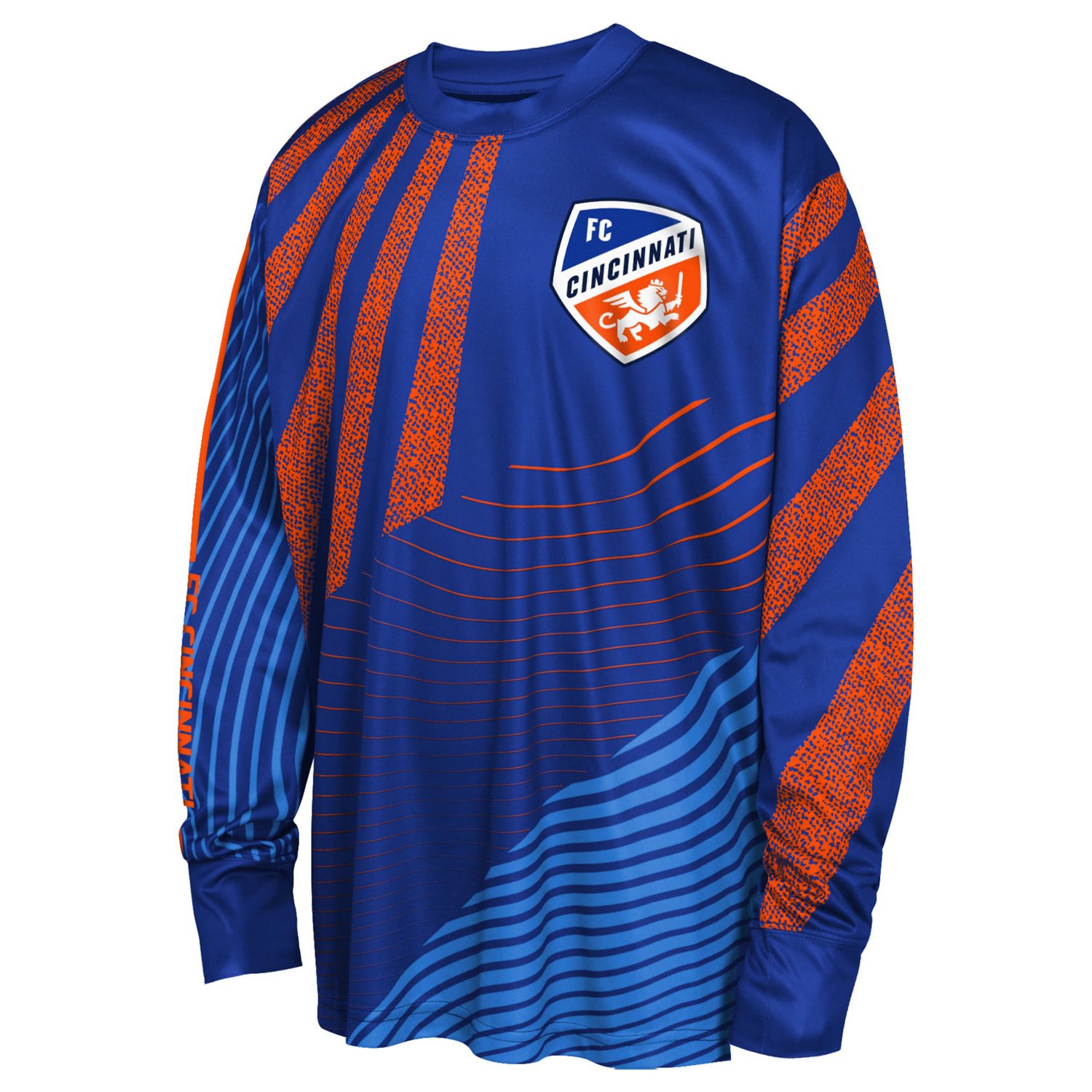 Youth Outerstuff FC Cincinnati Nifty Netminder Long Sleeve T-Shirt