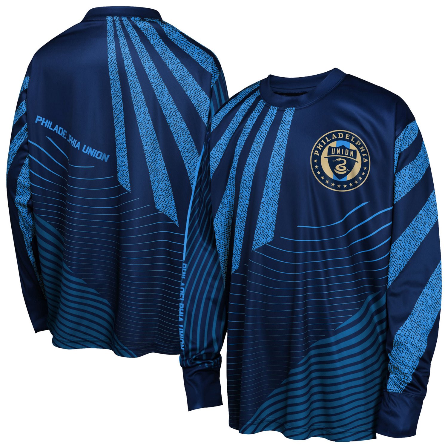Youth Outerstuff Philadelphia Union Nifty Netminder Long Sleeve T-Shirt