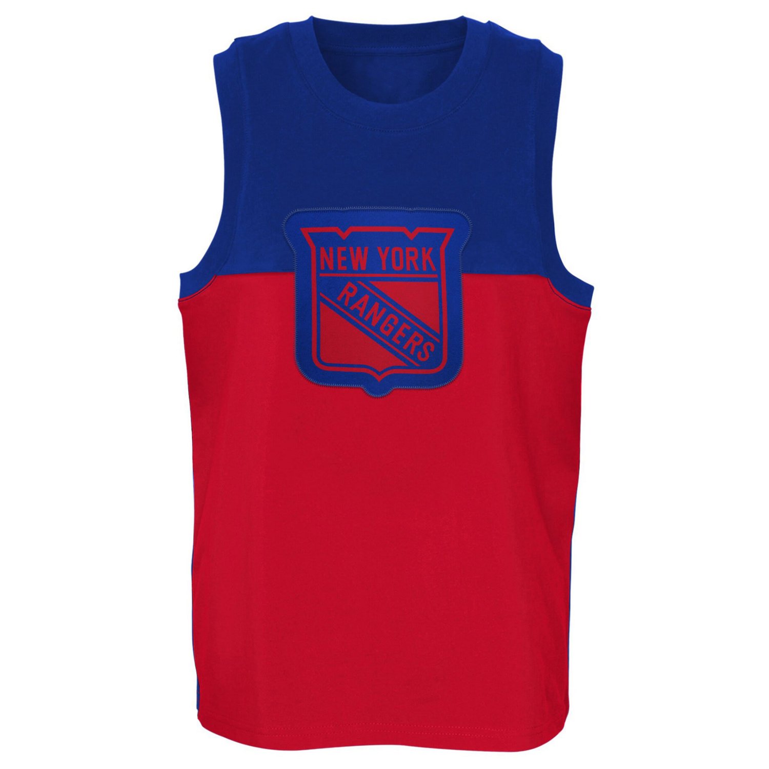 Youth /Red New York Rangers Revitalize Tank Top - view number 2