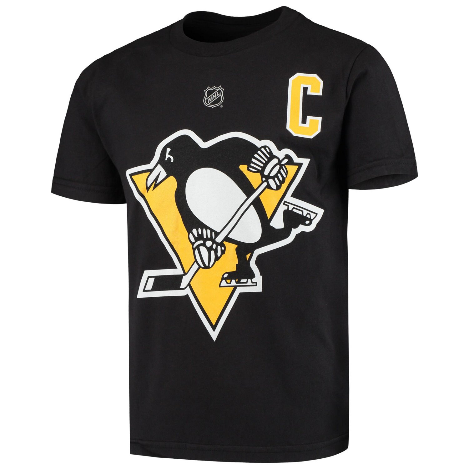 Youth Sidney Crosby Pittsburgh Penguins Player Name  Number T-Shirt - view number 2