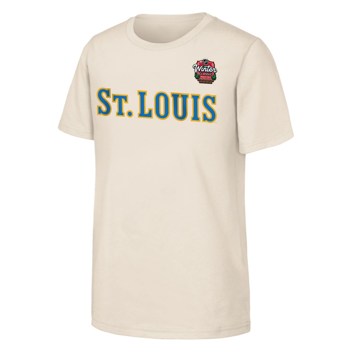 Youth St Louis Blues 2025 NHL Winter Classic Primary Logo T-Shirt - view number 2