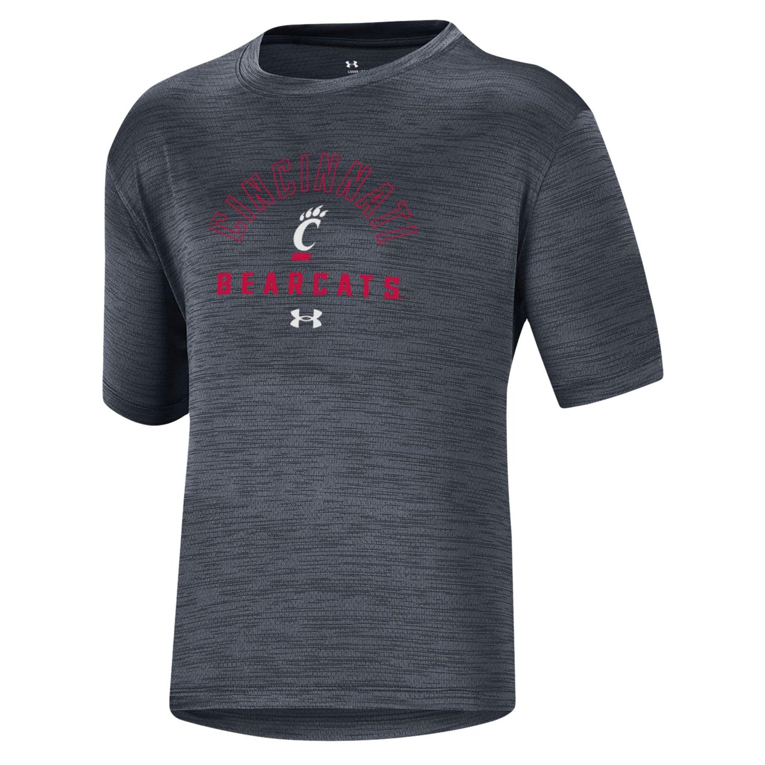 Youth Under Armour Heather Cincinnati Bearcats Vent Tech Mesh Performance T-Shirt - view number 2