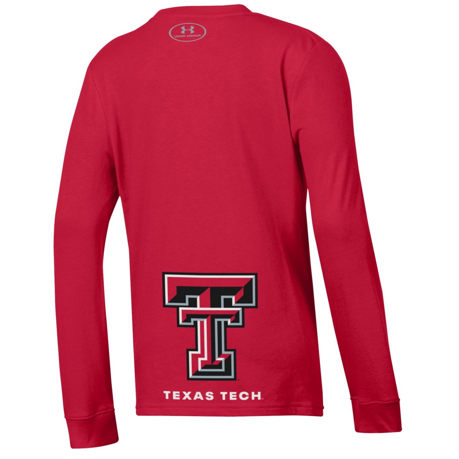 Youth Under Armour Texas Tech Raiders 2024 On-Court Bench Unity Performance Long Sleeve T-Shirt - view number 3