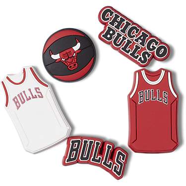 Crocs Chicago Bulls Jibbitz 5-Pack                                                                                              