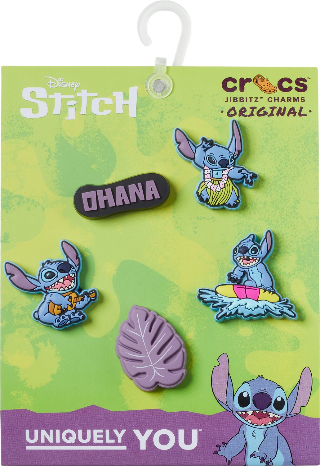 Crocs Jibbitz Stitch Tropical Charms 5 Pack Academy