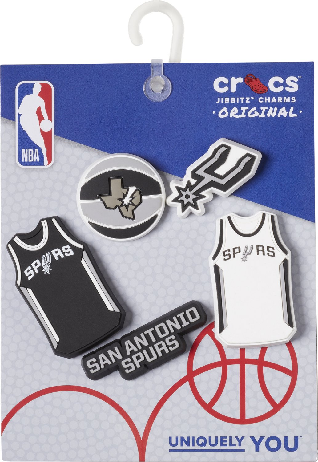 Crocs Jibbitz NBA San Antonio Spurs - 5 Pack