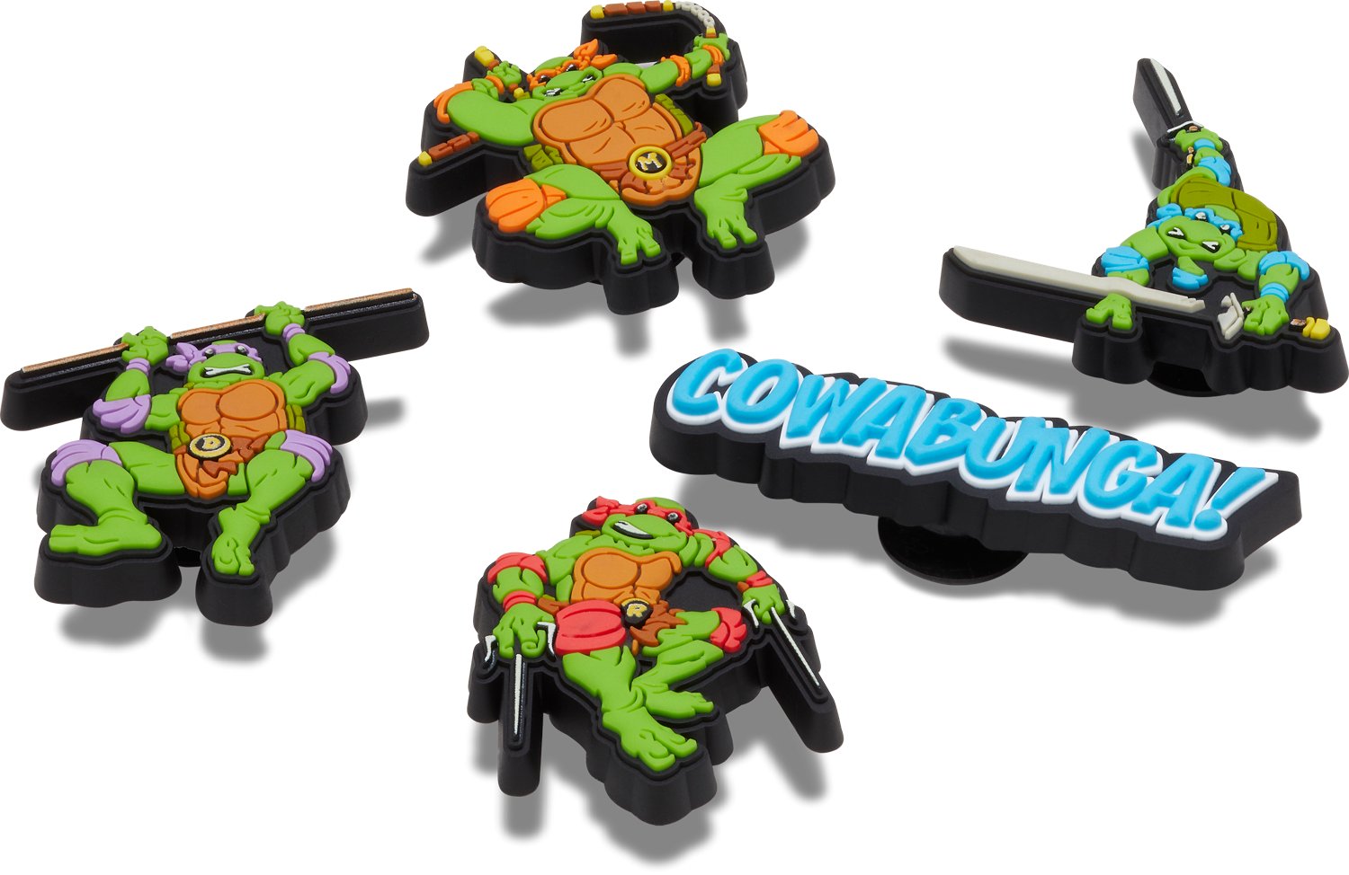 Crocs TMNT Jibbitz Charms 5-Pack