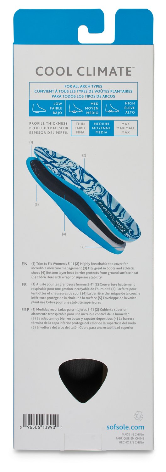 Sof Sole Cool Climate Insoles