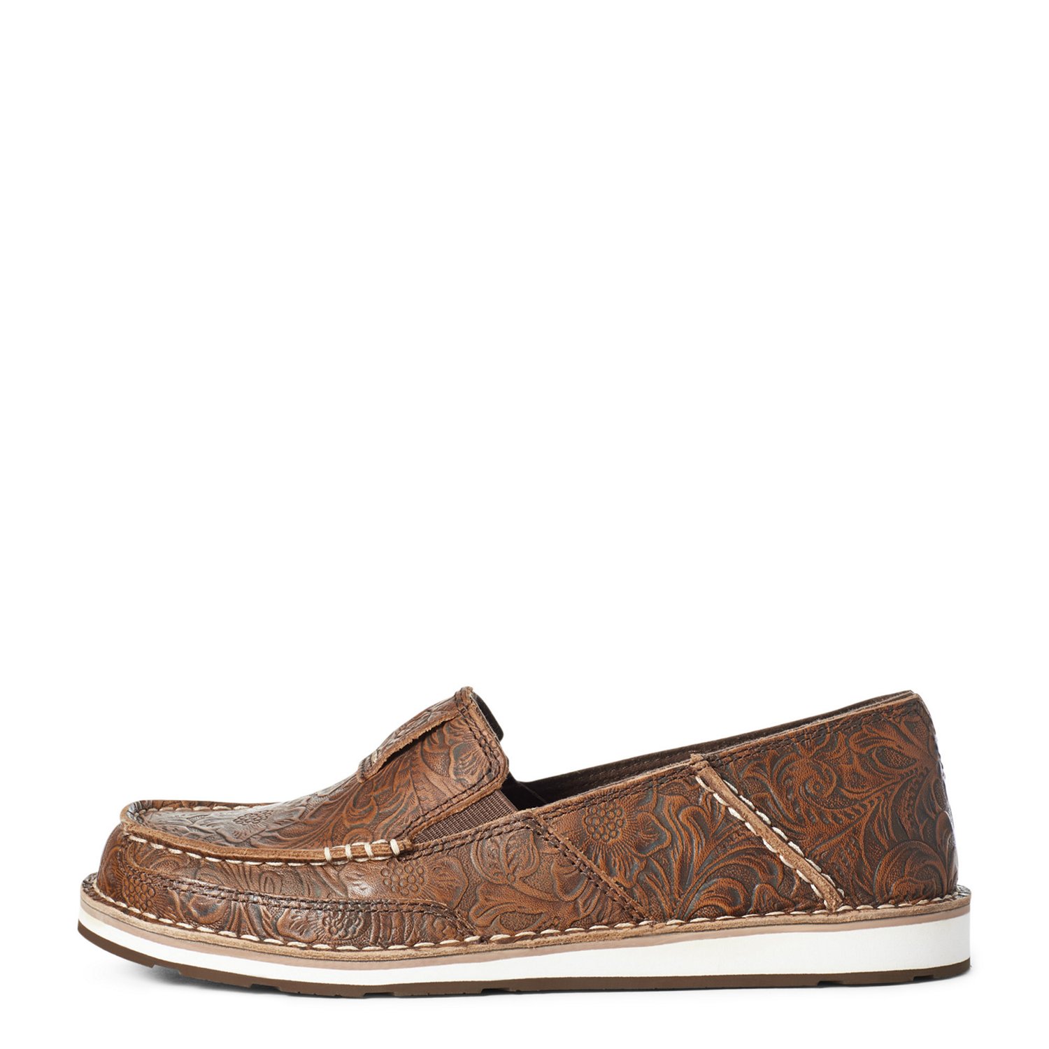 Ariat Women's Cruiser Brown Floral Emboss Shoes - view number 2