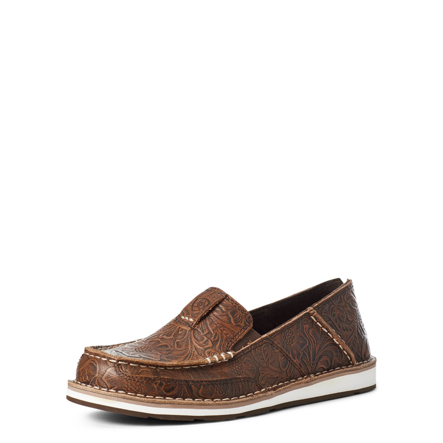 Ariat Women's Cruiser Brown Floral Emboss Shoes - view number 3