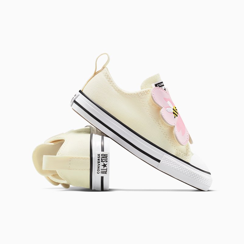 Converse Toddlers' Chuck Taylor All Star One Strap Floral Easy On Shoes - view number 6