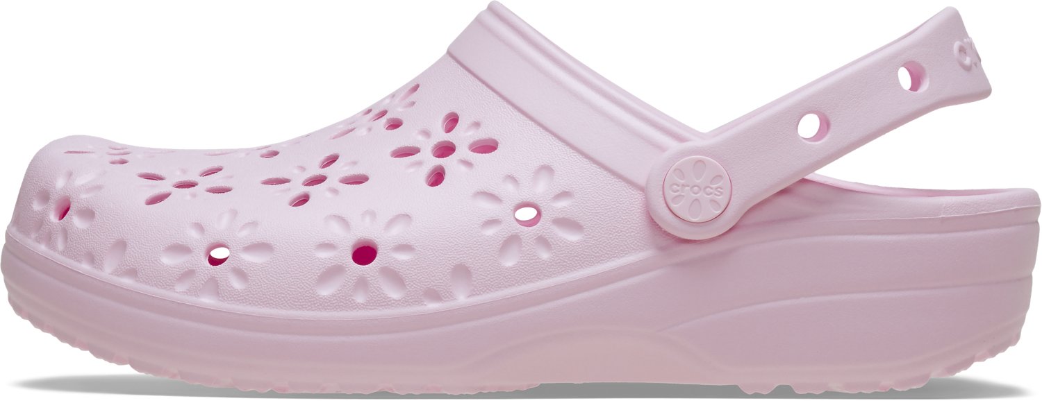 Crocs Adults' Classic Floral Cut Clogs                                                                                           - view number 2