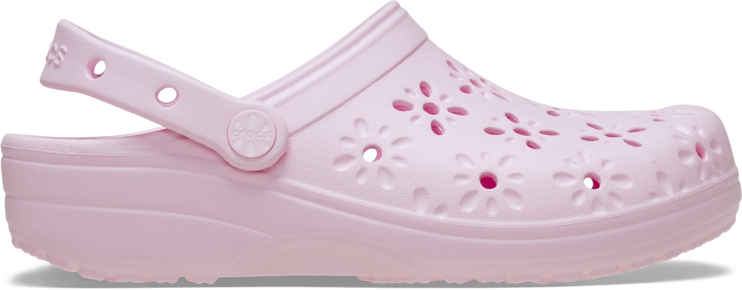 Crocs Adults' Classic Floral Cut Clogs                                                                                           - view number 1