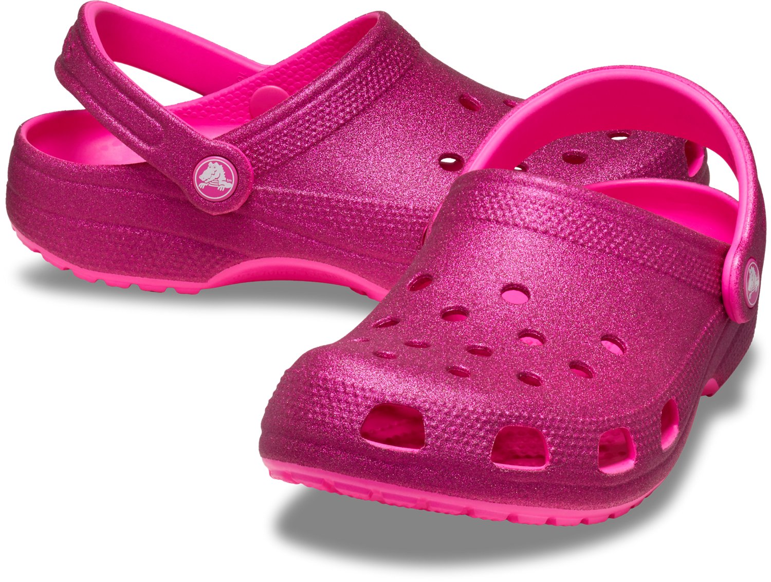 Crocs Adults' Classic Glitter Clogs