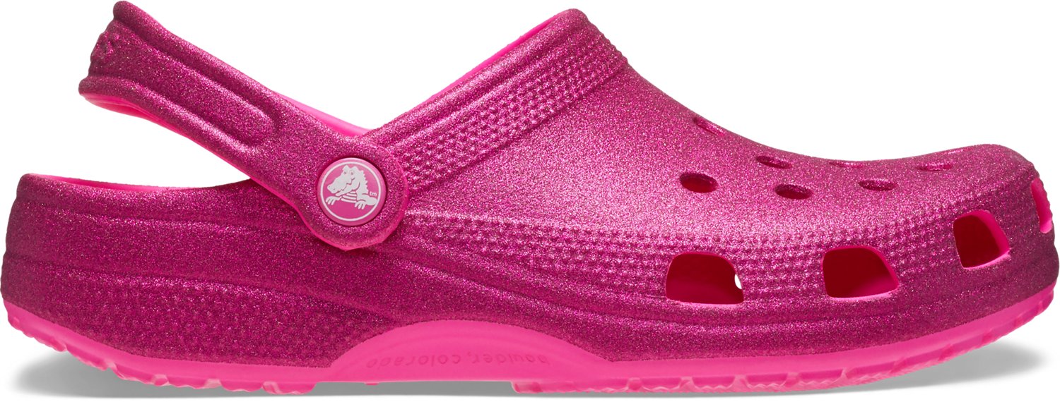 Crocs Adults Classic Glitter Clogs Free Shipping at Academy