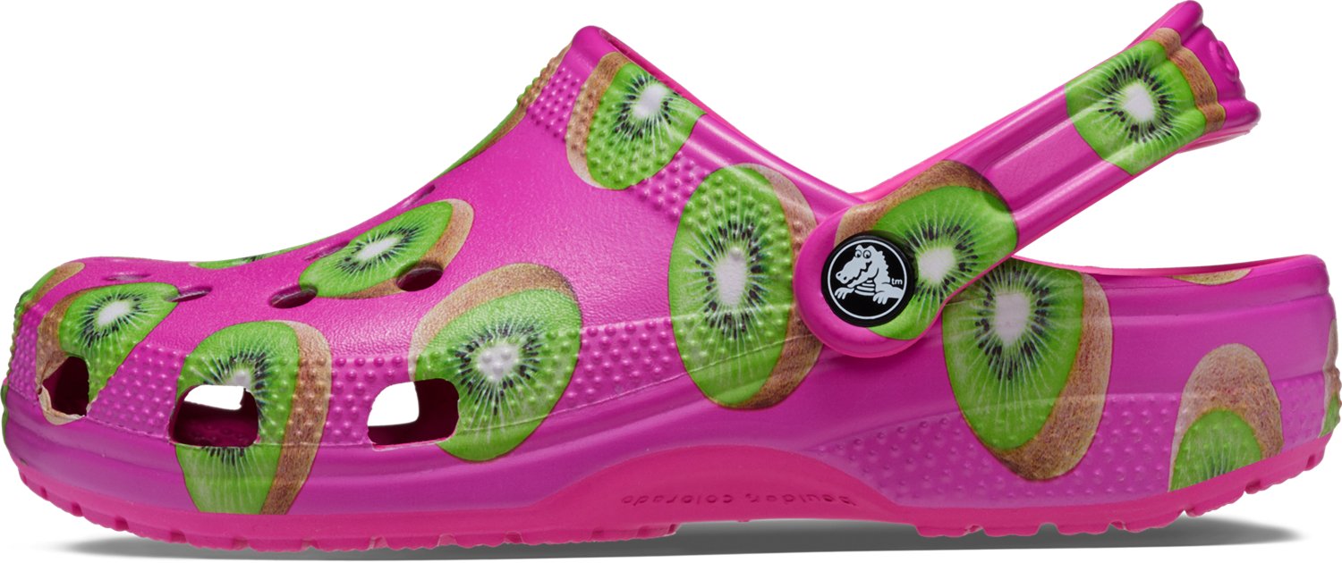 Crocs Adults' Classic Hyper Real Kiwi Clogs                                                                                      - view number 2