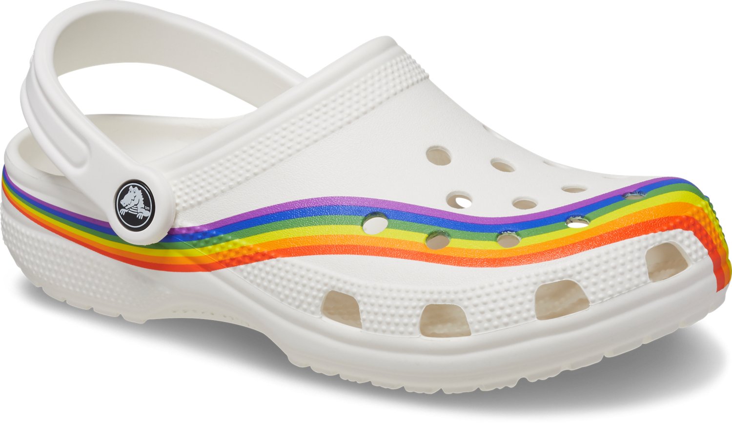 Crocs rainbow clogs hotsell