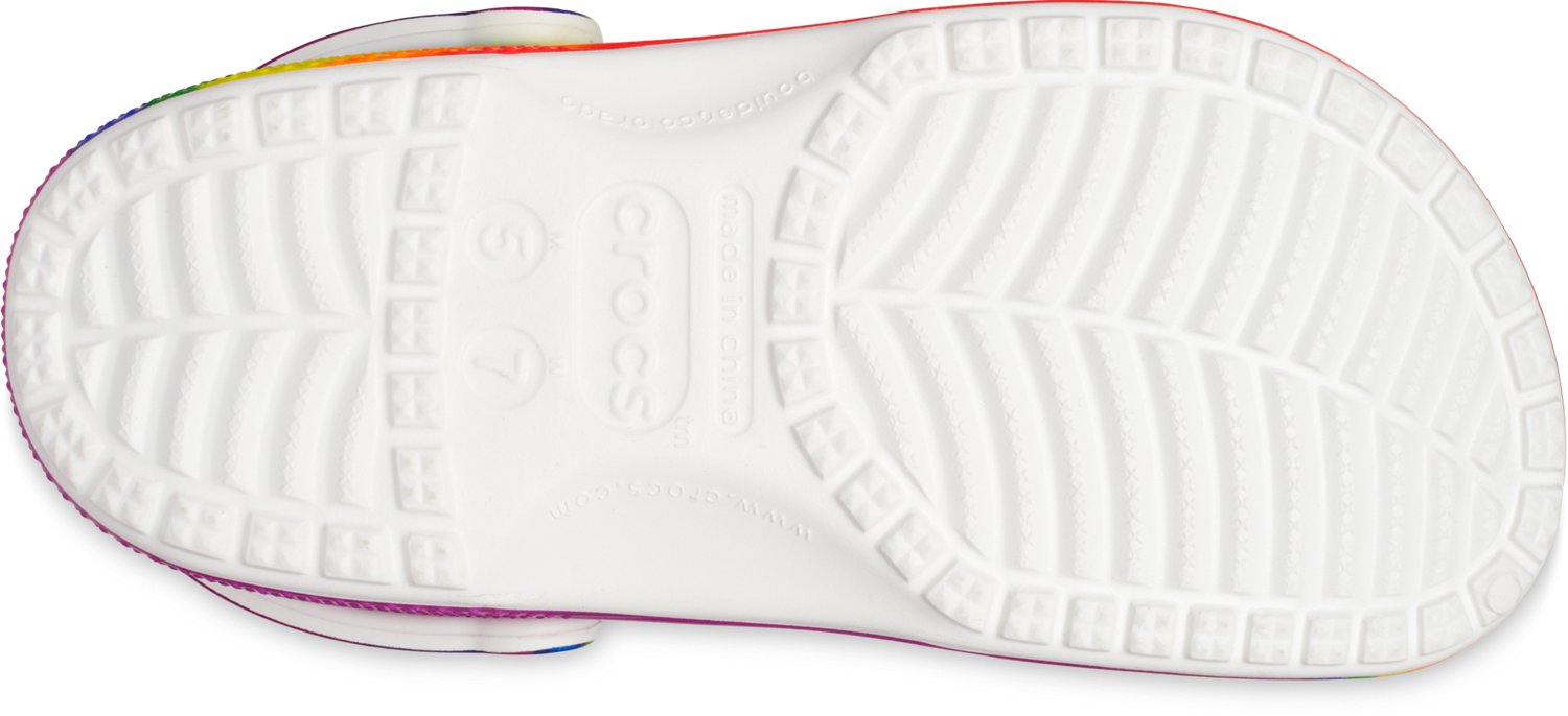 Crocs Adults' Classic Rainbow Dye Clogs                                                                                          - view number 6