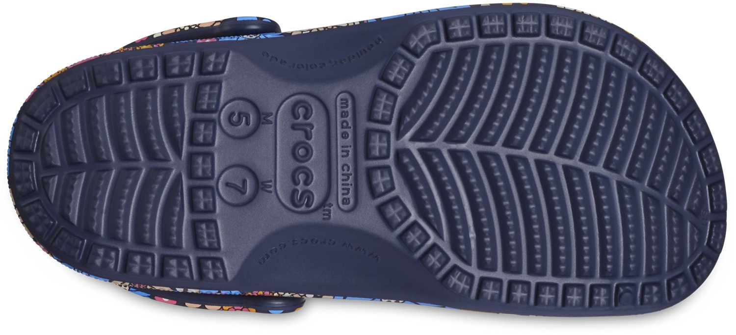 Crocs Adults' Classic Retro Floral Clogs                                                                                         - view number 7