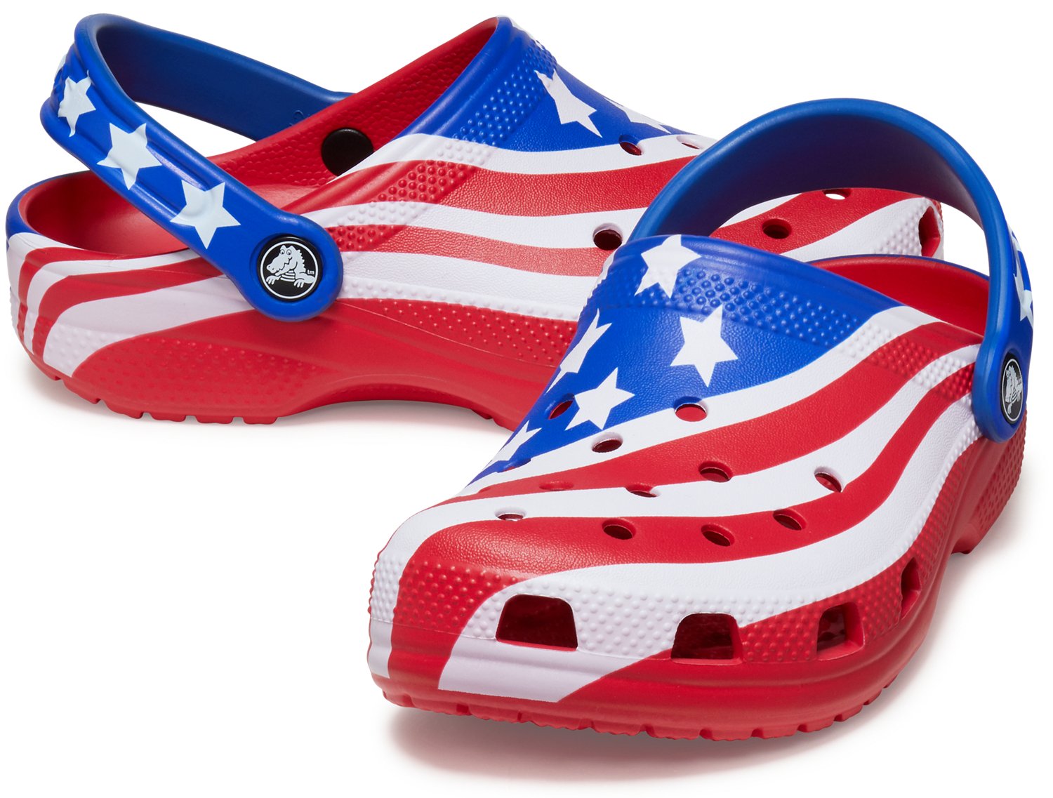 Crocs Kids Classic American Flag Clogs - view number 7