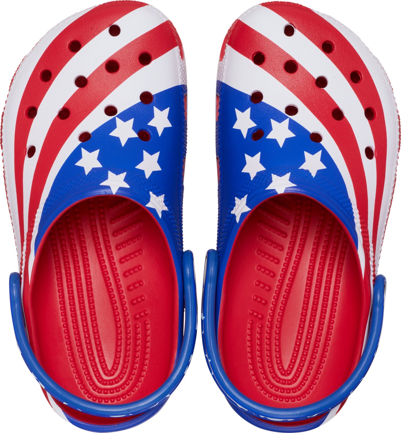 Crocs Kids Classic American Flag TD Clogs - view number 5
