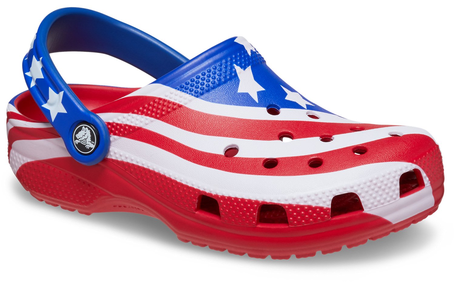 Crocs Kids Classic American Flag TD Clogs - view number 3