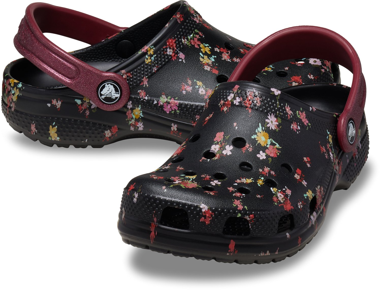 Crocs Kids' Classic Ditsy Floral Clogs