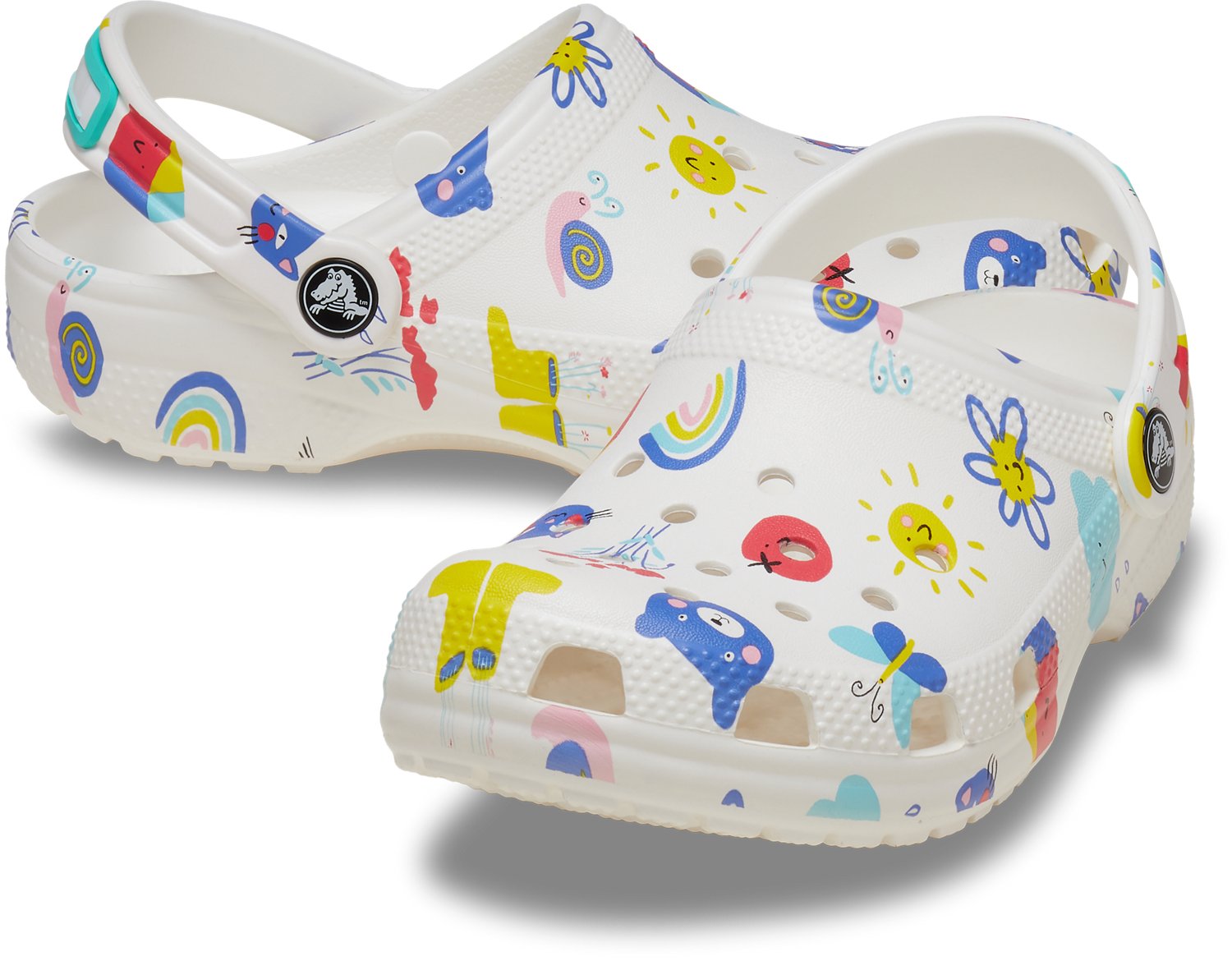 Crocs Kids' Classic Doodle Clogs - view number 5