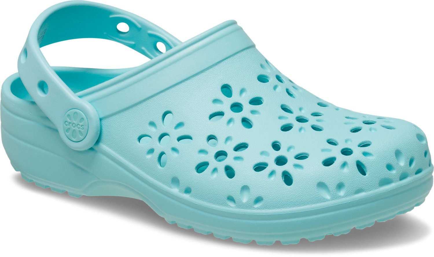 Crocs Kids' Classic Floral Cut Out Clog GS                                                                                       - view number 7