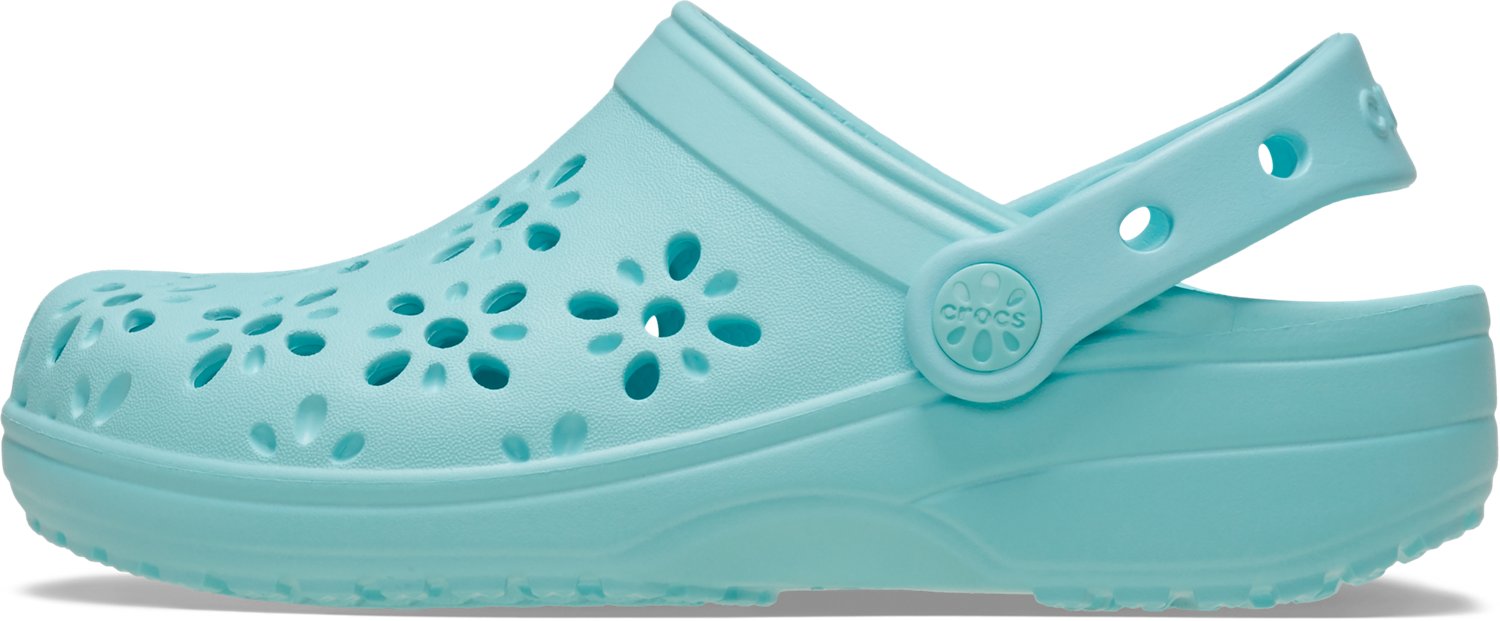 Crocs Kids' Classic Floral Cut Out Clog GS                                                                                       - view number 2