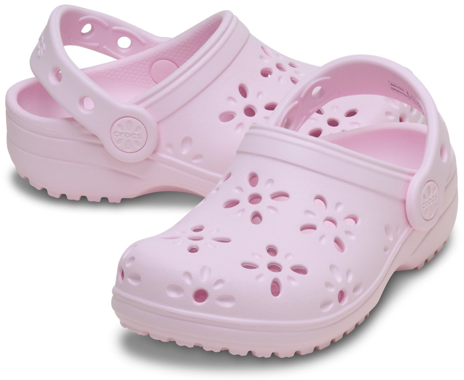 Crocs Kids' Classic Floral Cut Out Clog TD - view number 3