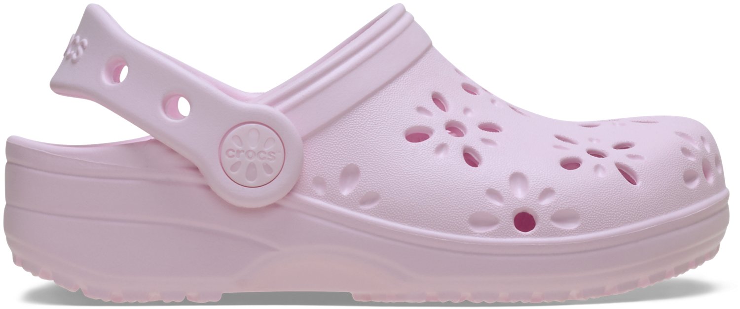 Crocs Kids' Classic Floral Cut Out Clog TD