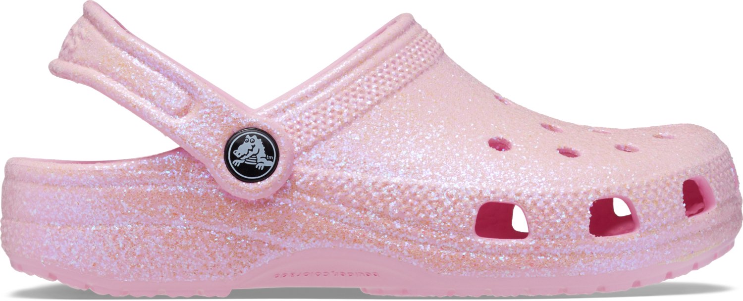 Crocs Kids Classic Glitter III Clogs Free Shipping at Academy