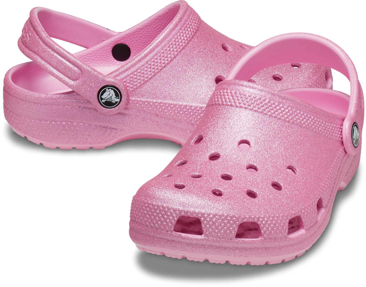 Crocs Kids' Classic Glitter III Clogs                                                                                            - view number 7