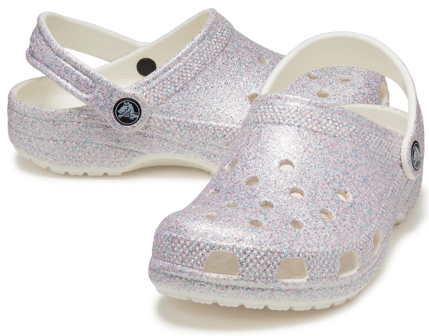 Crocs Kids' Classic Glitter III Clogs                                                                                            - view number 5