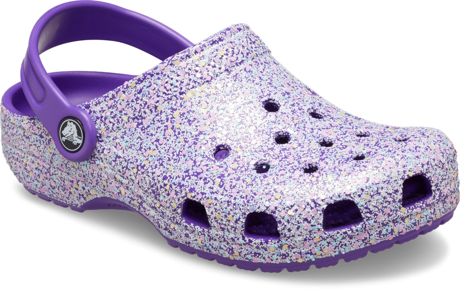 Crocs Kids' Classic Glitter III TD Clogs - view number 2