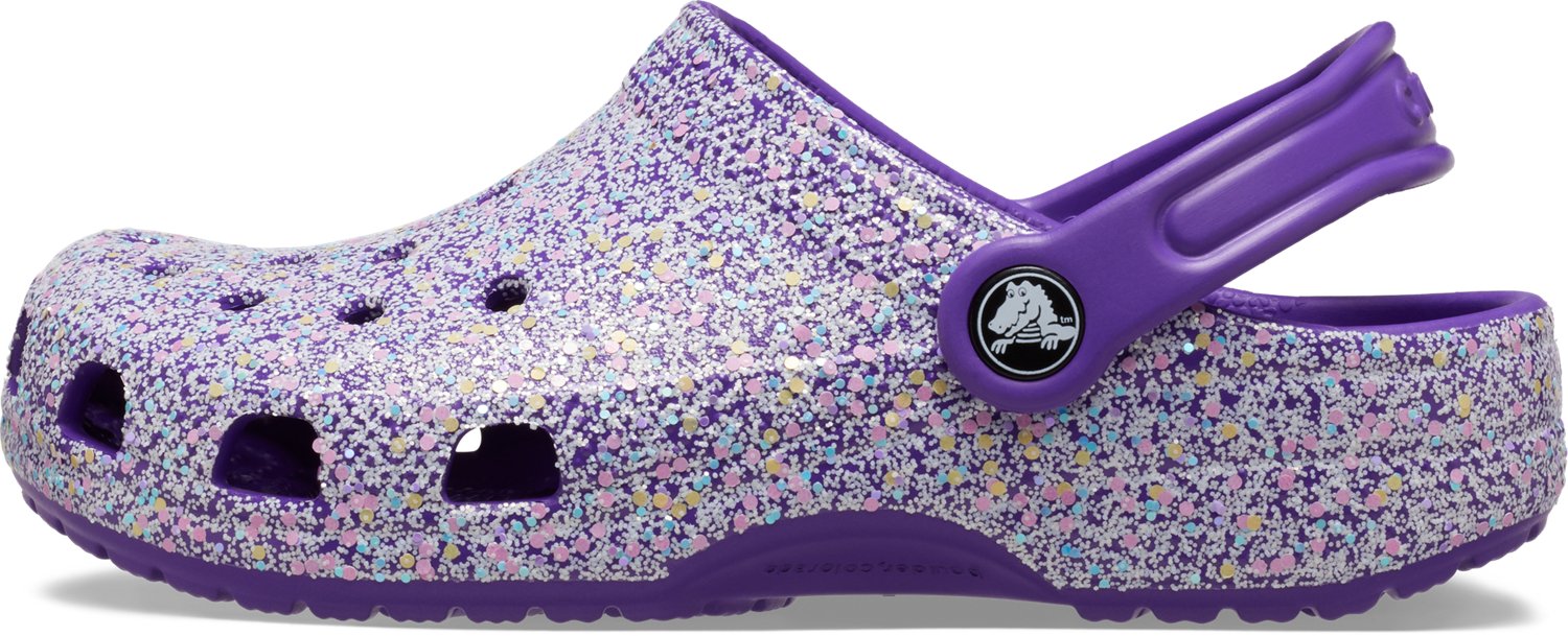 Crocs Kids' Classic Glitter III TD Clogs - view number 3